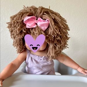 Baby Cabbage Patch Doll Wig bought from Etsy